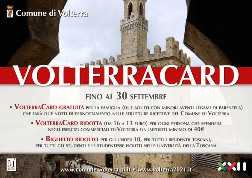 VOLTERRA CARD: LE NOVITA' POST LOCKDOWN